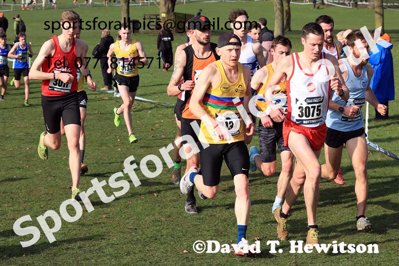 Senior Men, 2024 CAU Inter Counties Cross Country Champs., Wollaton Park, Nottingham. Photo: David T. Hewitson/Sports for All Pics